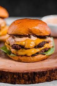 Double Cheese Burger Sandwich