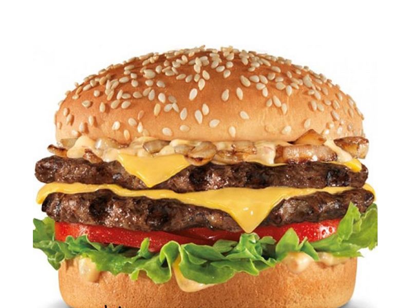 Double Western Beef Burger Sandwich