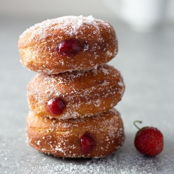 Doughnut Filled Strawberry