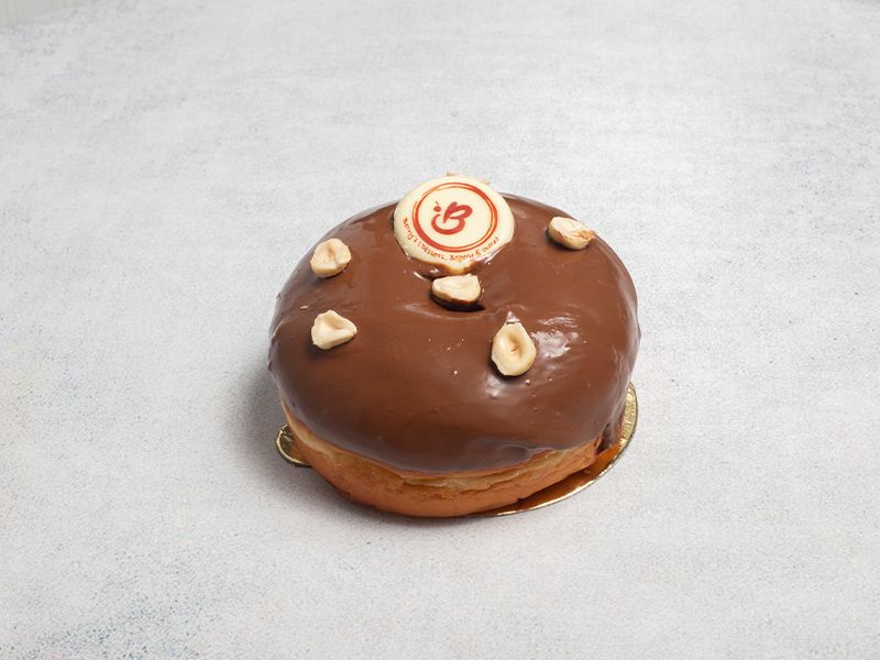 Stuffed Nutella Chocolate Doughnut