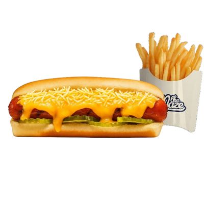 Cheese Dog + Fries