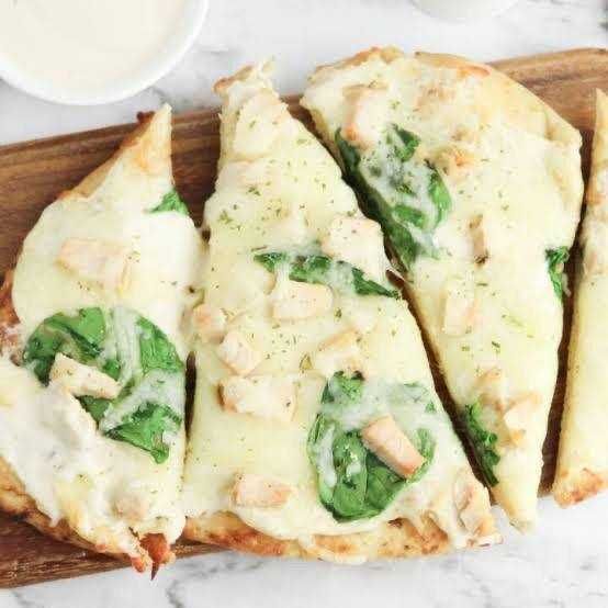 Chicken Alfredo Flatbread