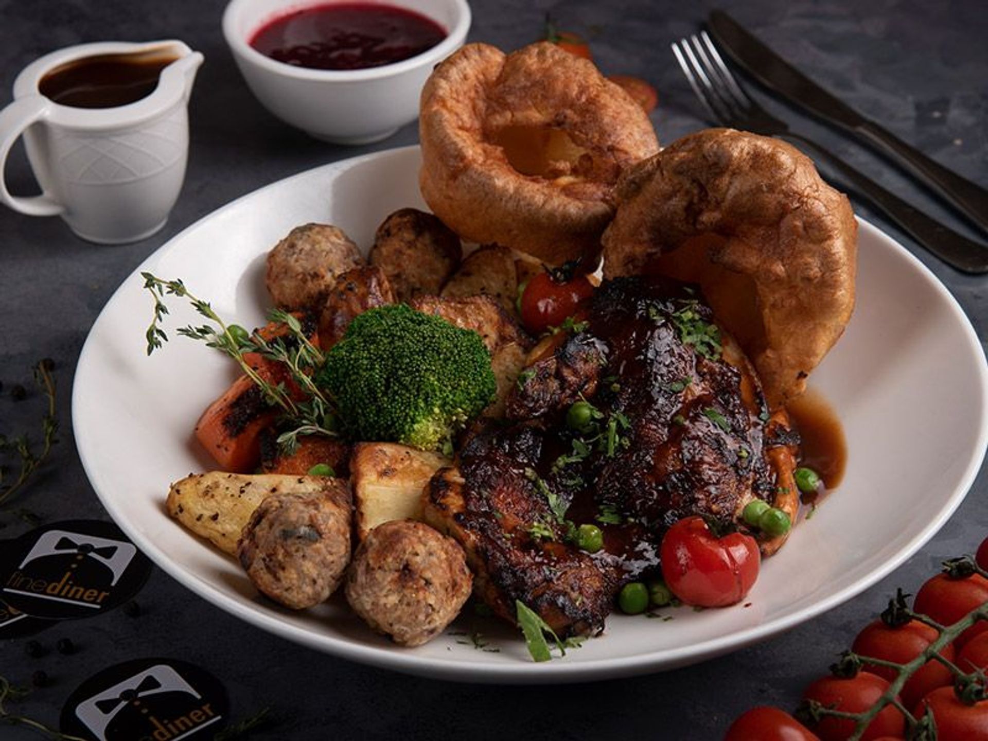 Fine Diner Roast Dinner delivery service in UAE Talabat