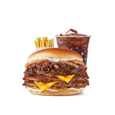 Brisket Burger Double Combo Middy