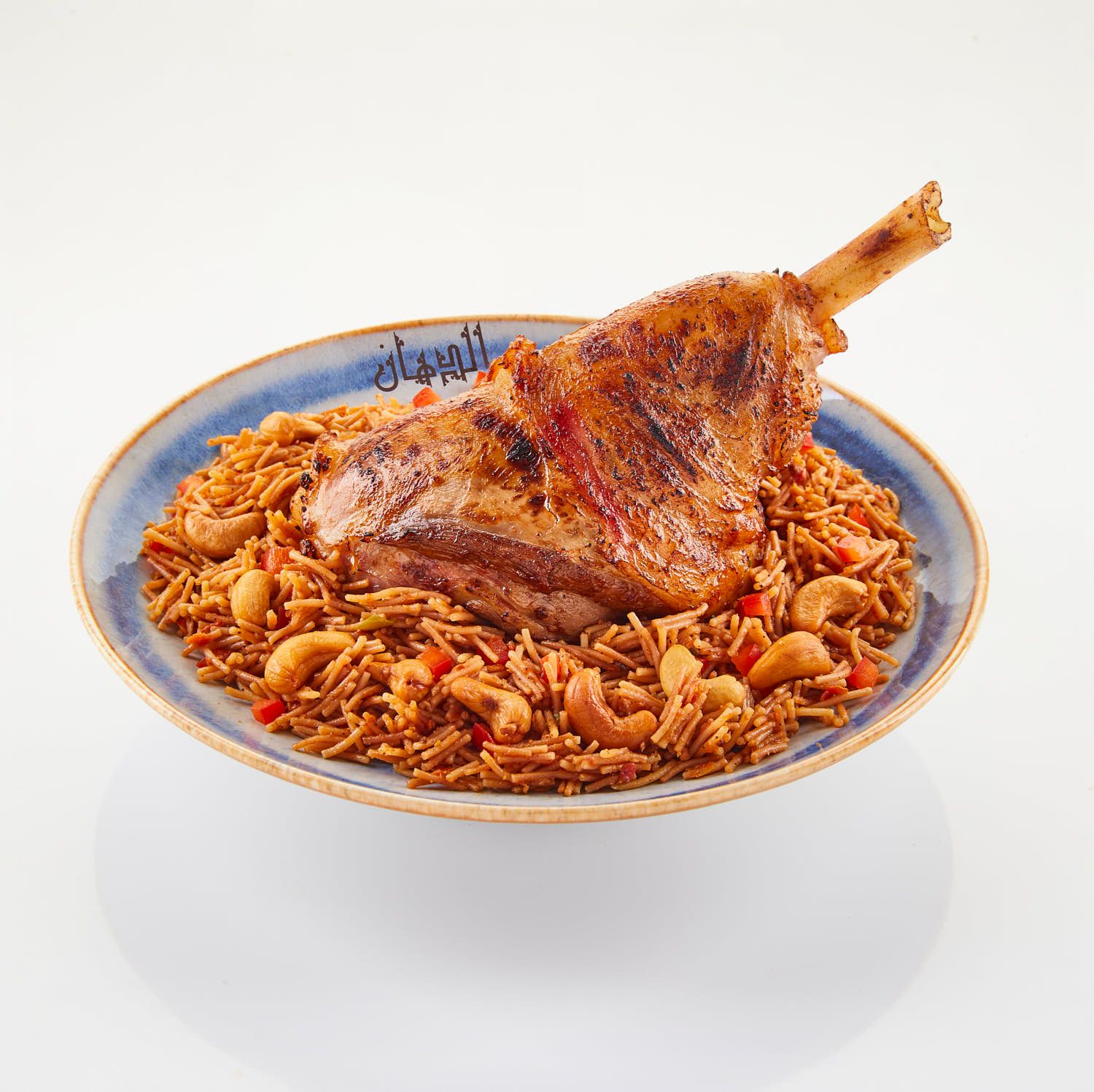 Oven Baked Shank With Cashew Vermicelli