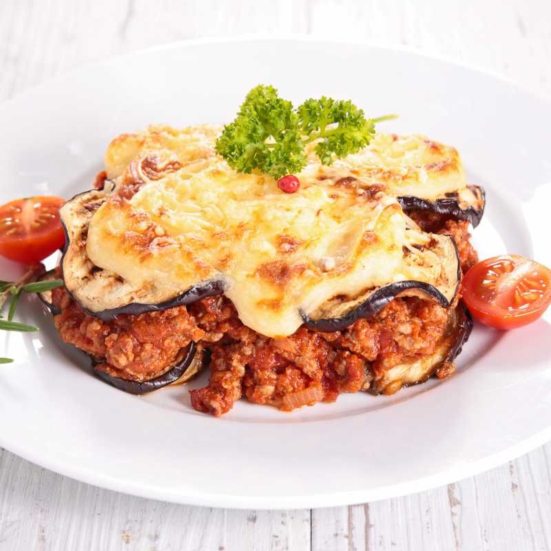 Mesakaa With Minced Meat