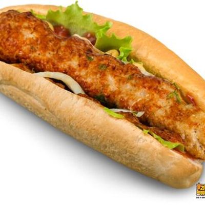 French Bread Beef Kofta Sandwich