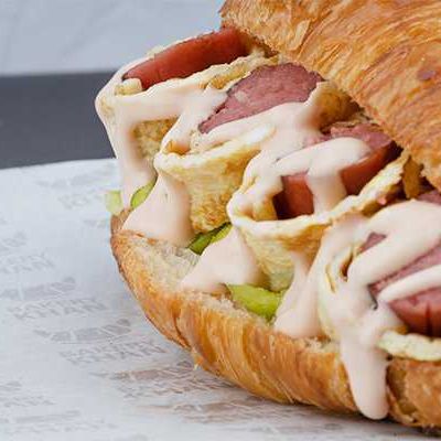 Sausage Omelette Croissant BK