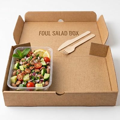 EL Mazagangi Foul Salad Box