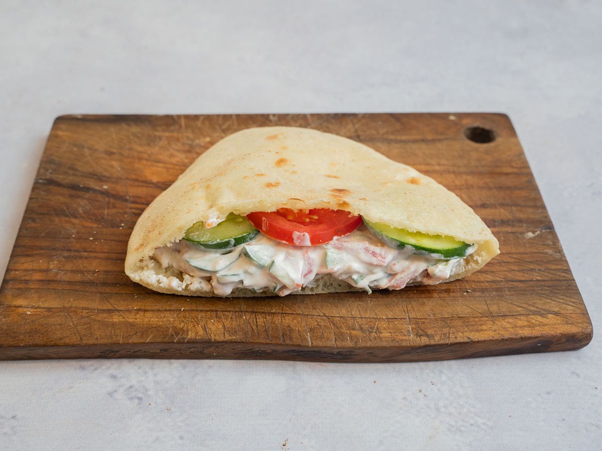 Feta cheese sandwich