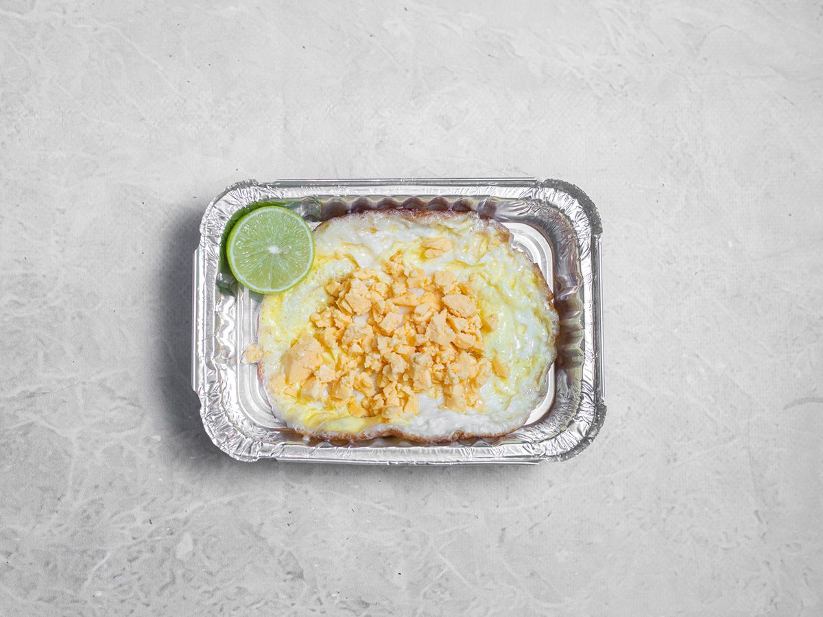 Egg packet with Romy cheese