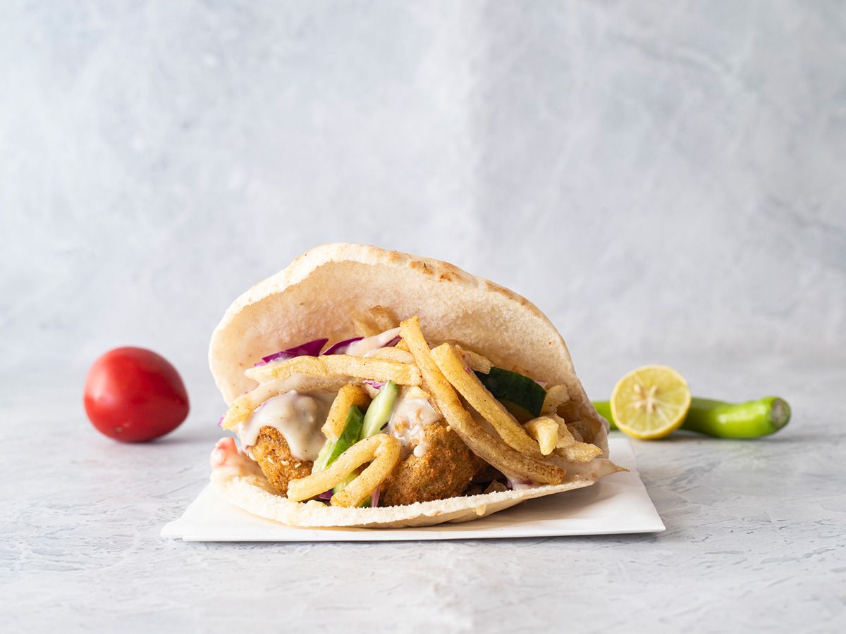 French Fries Sandwich With Taamia