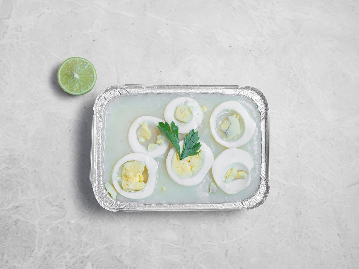 Mashed Potato Packet With Eggs
