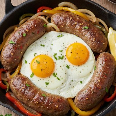 Eastern Sausage With Fried Eggs