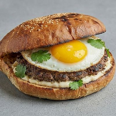 Egg Burger Syrian Sandwich