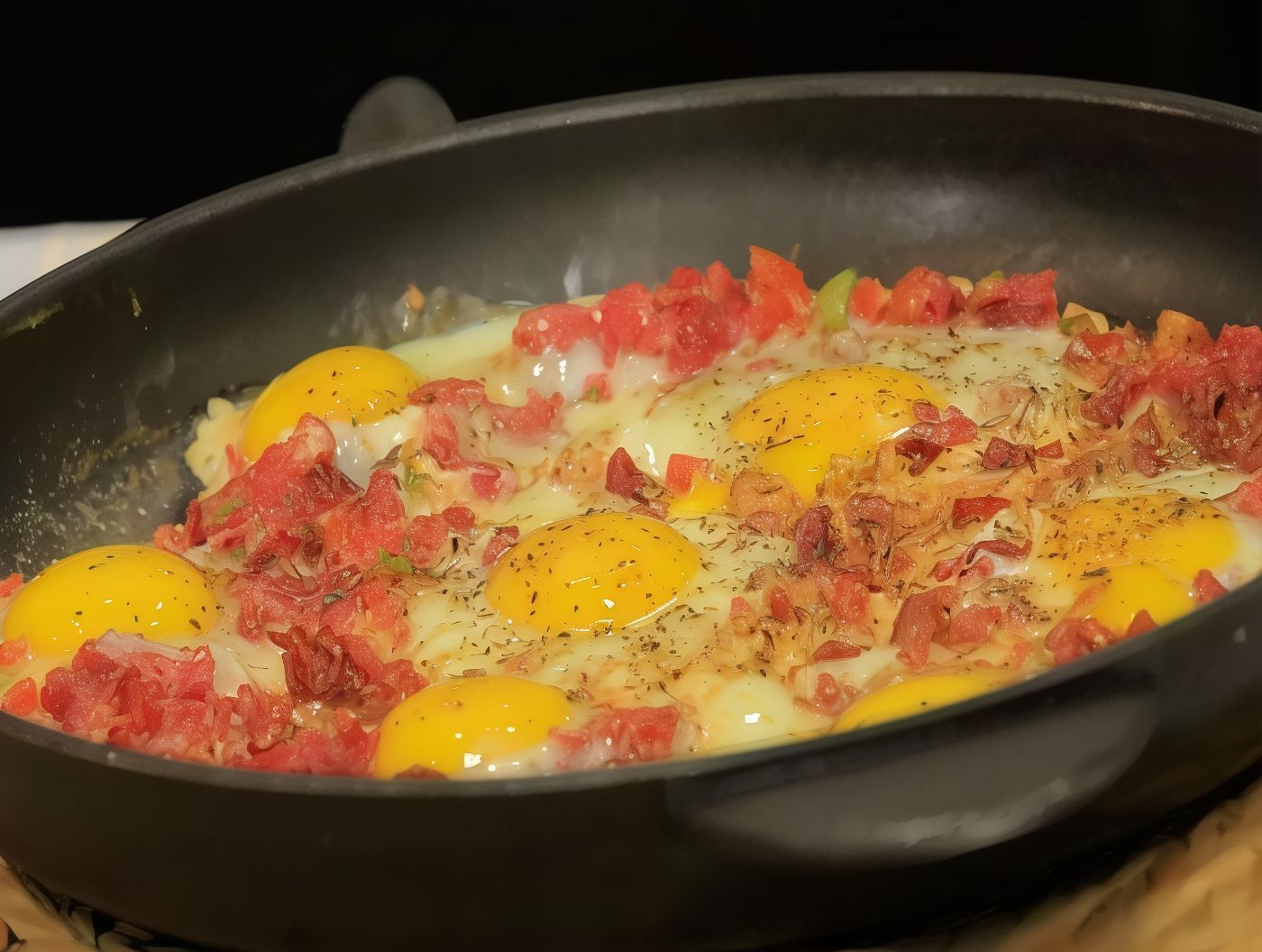 Egg Dish With Pastrami
