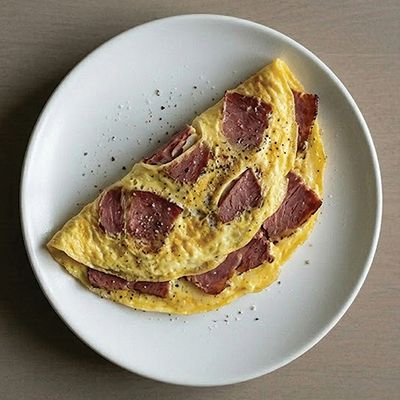 Pastrami Omelette Egg Plate