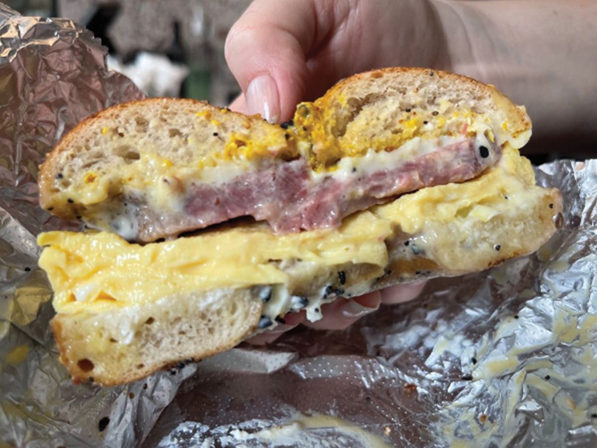 Egg Pastrami Sandwich