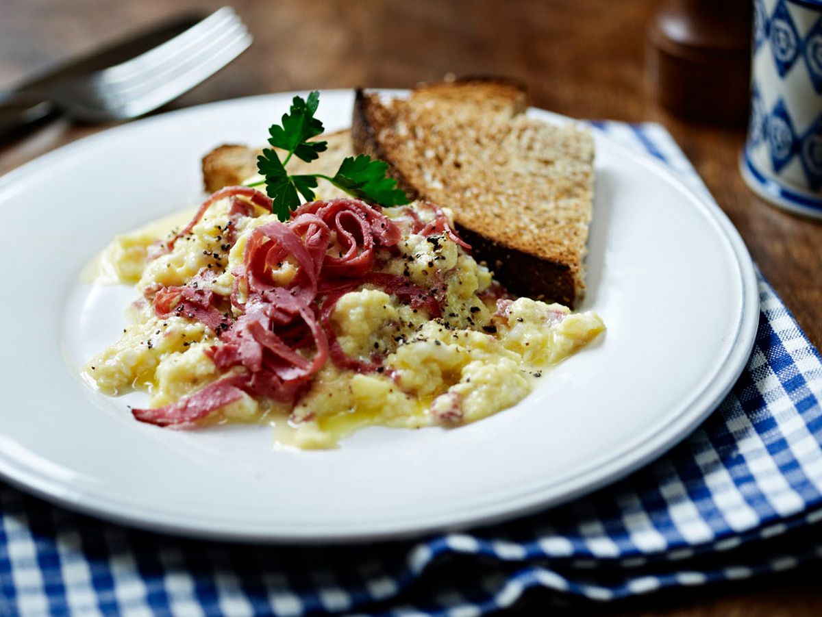 Egg Pastrami Toast