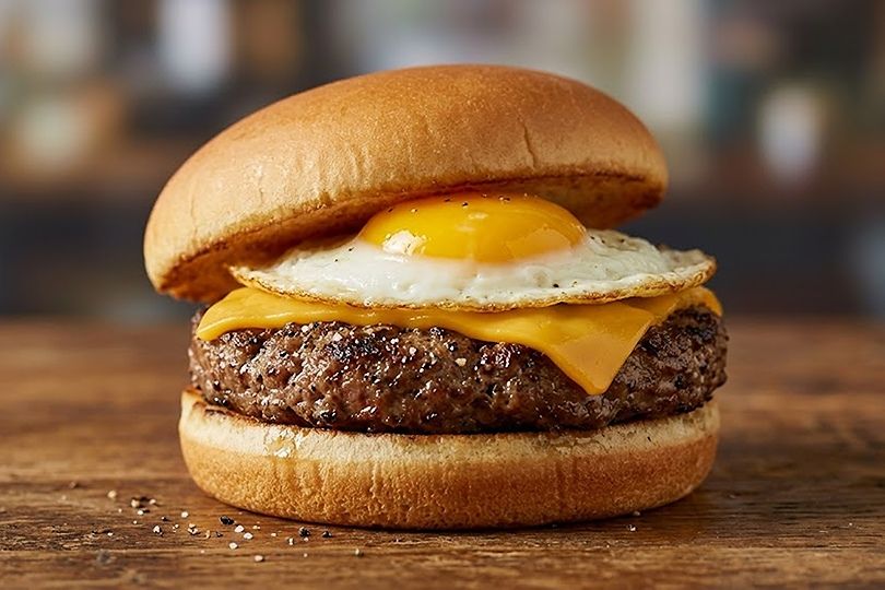 Egg and Cheese Burger
