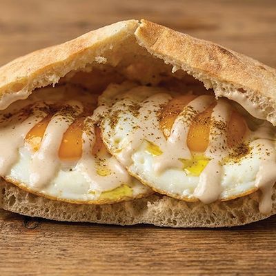 Egg with Tahini Sandwich