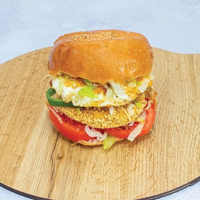 Egg Chicken Burger Sandwich