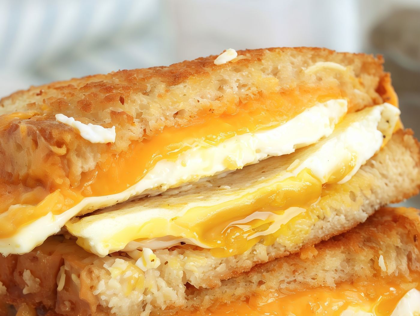 Egg feta cheese sandwich