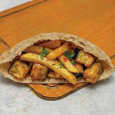 Eggplant Potato Sandwich