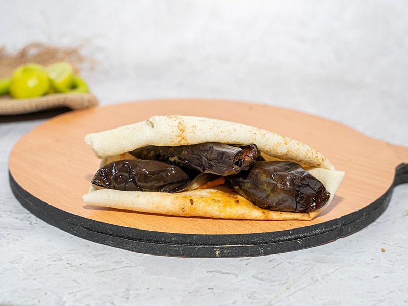 Fried Eggplant Sandwich