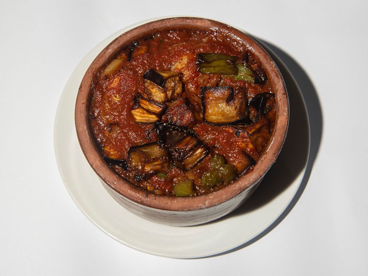 Eggplant With Minced Tajin