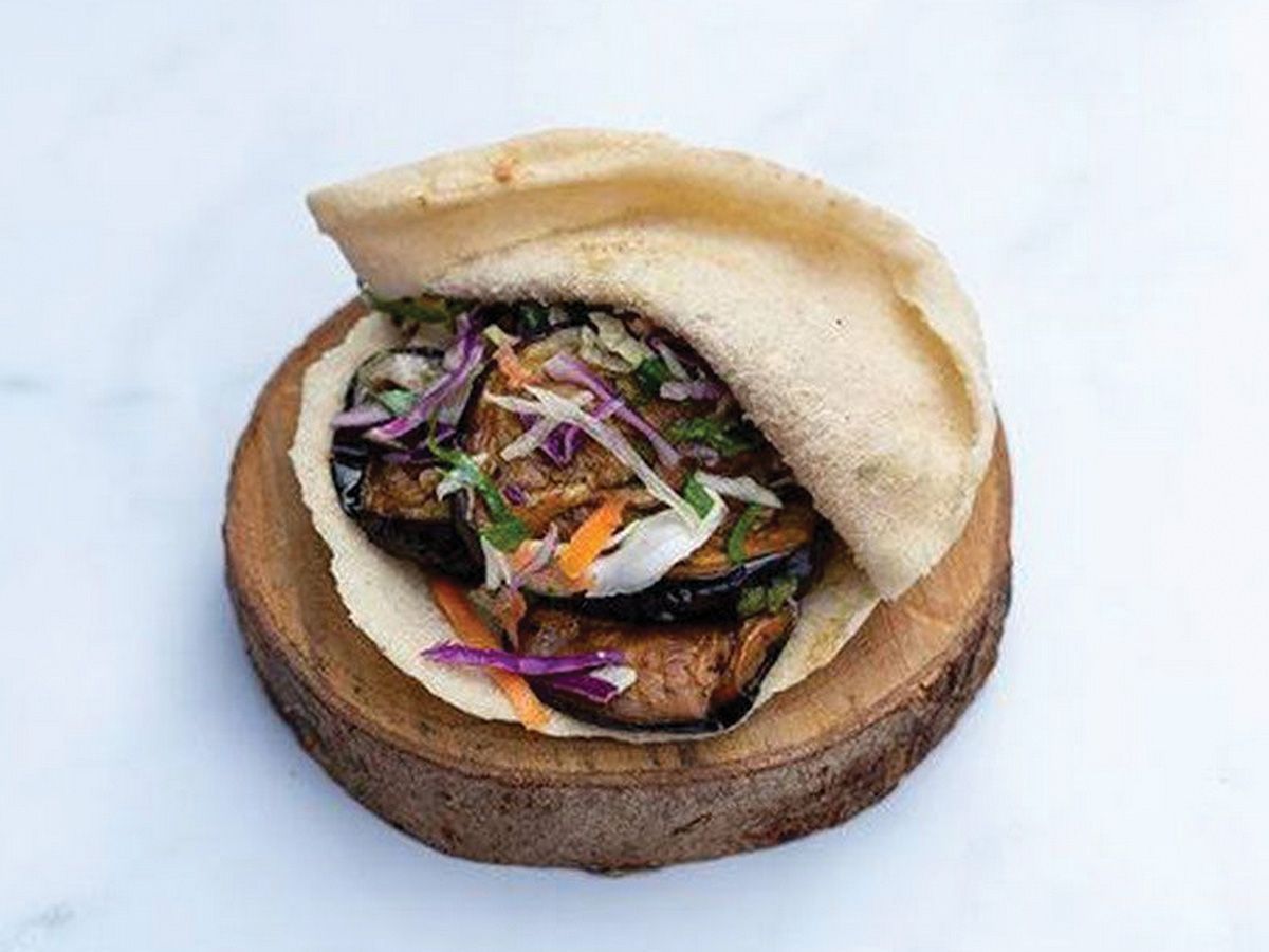 Fried Eggplant Sandwich
