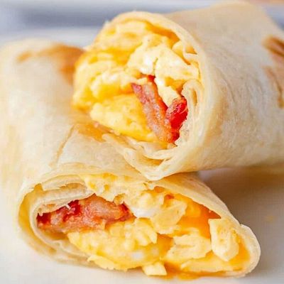 Egg and Cheese Tortilla Wrap