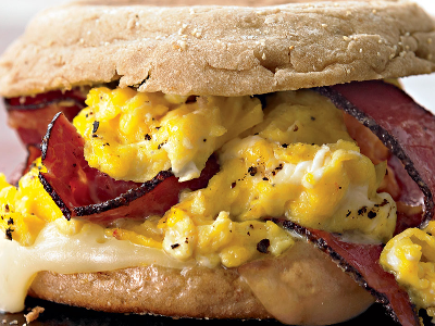 Eggs With Pastrami Sandwich