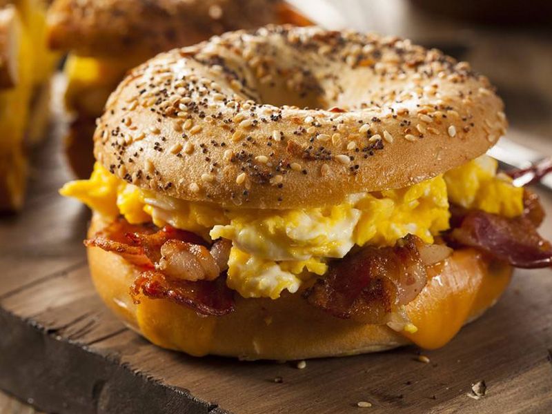 Eggs With Roumi Cheese Sandwich