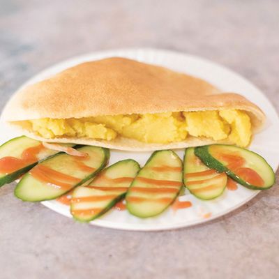 Eggs with cheese
