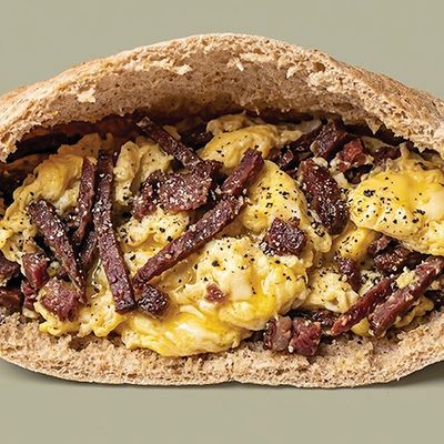Egg and Basturma Sandwich