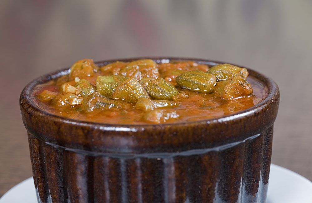 Okra Platter