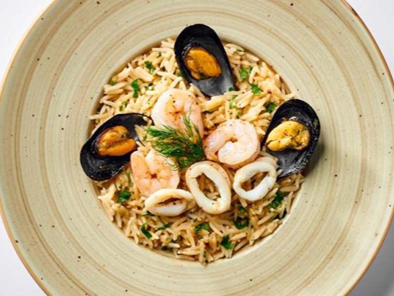 Egyptian Seafood Risotto