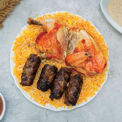 Half chicken with quarter kilo tarab