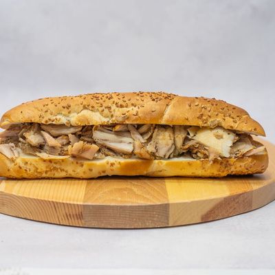 Shawarma Sandwich With French Bread