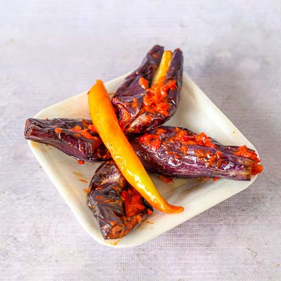 Small pickled eggplant