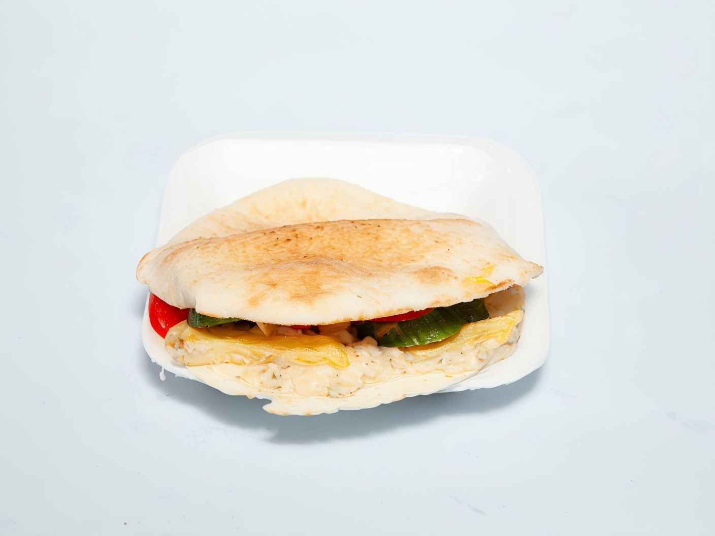 Potatoes With Baba Ghanoug Sandwich