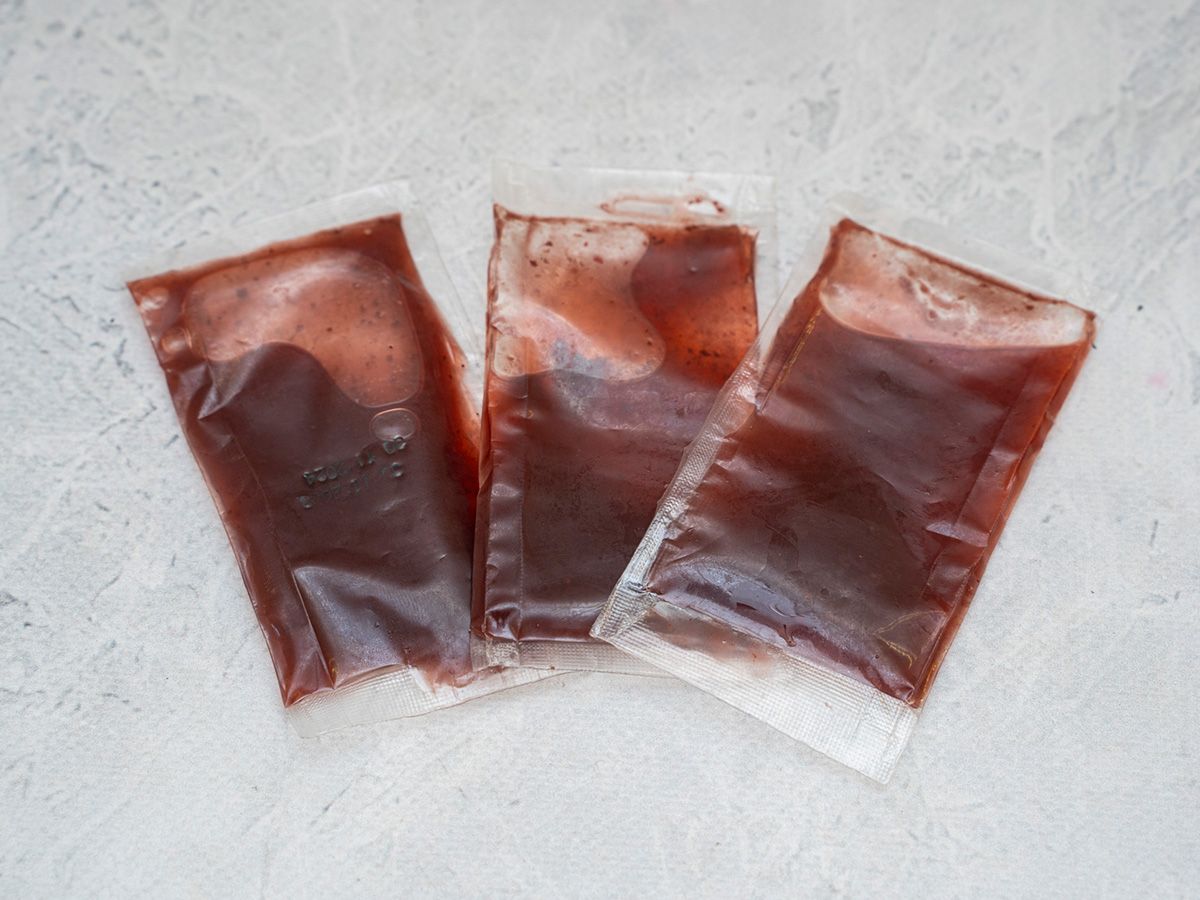 Strawberry Sauce Portion