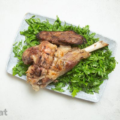 Grilled Lamb Shank