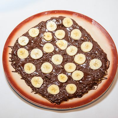Nutella banana pie