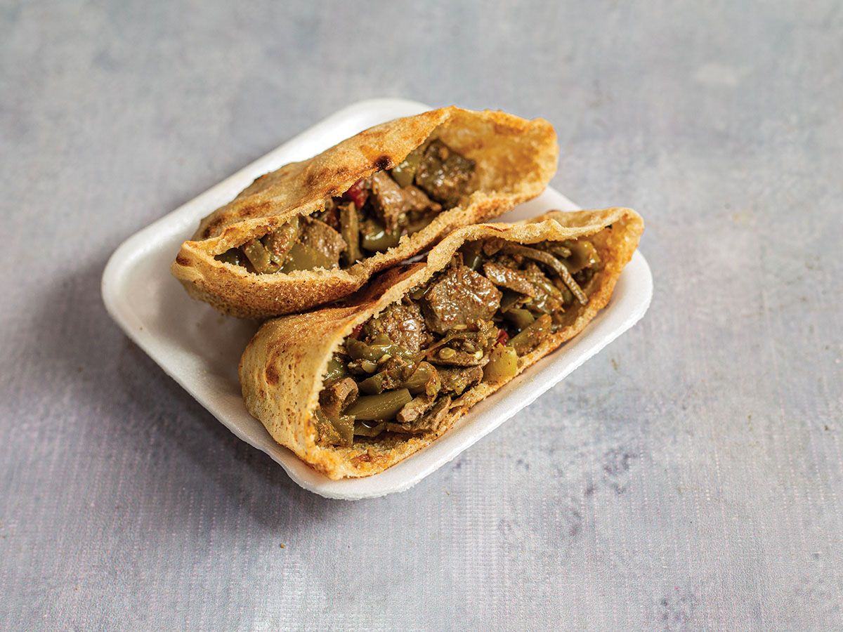 Alexandrian liver sandwich