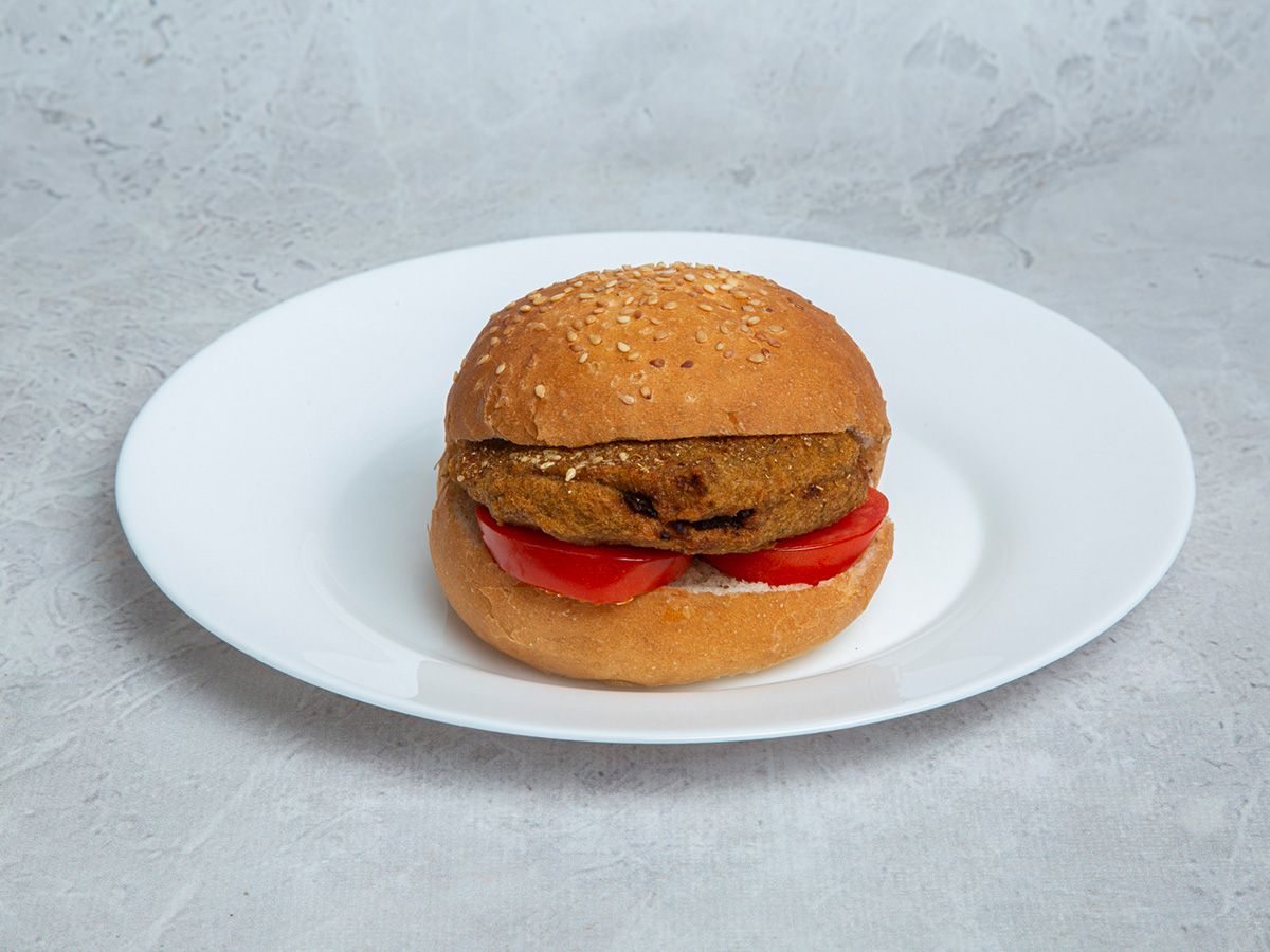 Falafel stuffed bun or french Sandwich