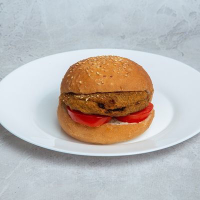 Falafel stuffed bun or french Sandwich