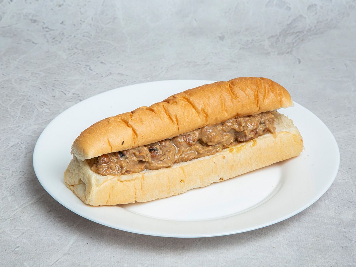 Foul olive oil bun or French Sandwich