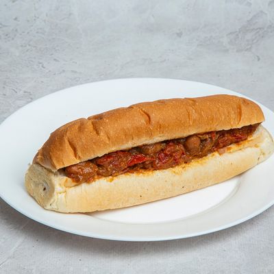Foul with sauce bun or french Sandwich